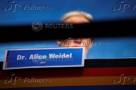 AFD press conference after Brandenburg elections