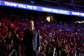 Republican presidential nominee and former U.S. President Donald Trump campaigns in Henderson