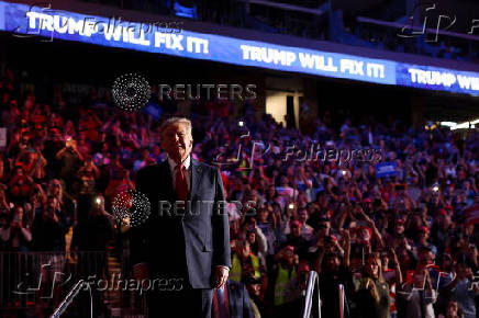 Republican presidential nominee and former U.S. President Donald Trump campaigns in Henderson