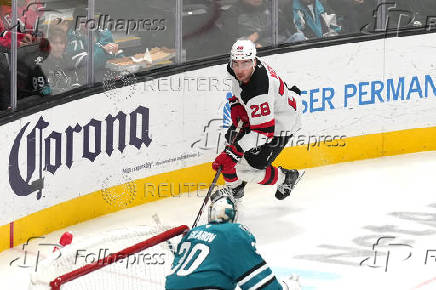 NHL: New Jersey Devils at San Jose Sharks