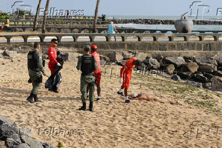 Corpo encontrado na praia de Olinda