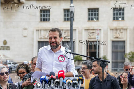 Entrevista coletiva de Guilherme Boulos