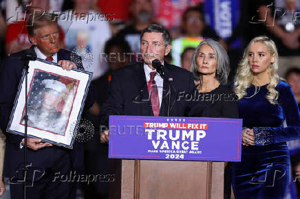 Republican presidential nominee and former U.S. President Donald Trump campaigns in Henderson