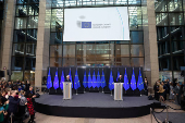 European Council presidency handover ceremony in Brussels