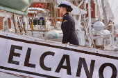 La princesa Leonor zarpa en el Juan Sebastin Elcano