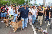 Presidential candidate Jose Raul Mulino holds campaign rally, in Panama City