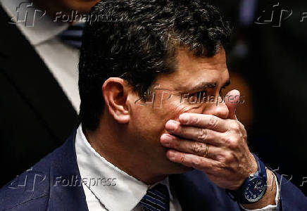 Sergio Moro (Unio Brasil-PR) aps se tornar ru por calnia contra Gilmar Mendes