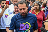 Caminyada com Boulos, Marta e Lula na Av. Paulista