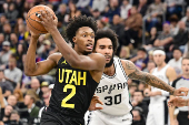 NBA: San Antonio Spurs at Utah Jazz