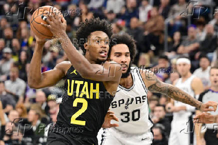 NBA: San Antonio Spurs at Utah Jazz