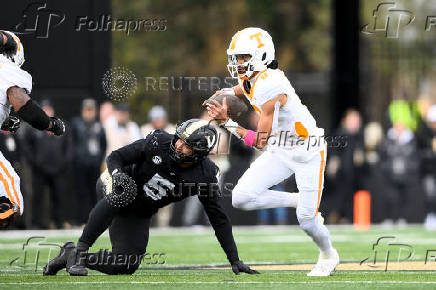 NCAA Football: Tennessee at Vanderbilt