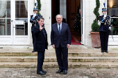 Handover ceremony at the Ministry for Overseas Territories in Paris