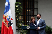 Chile's President Gabriel Boric meets Greece's President Katerina Sakellaropoulou in Santiago