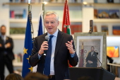 French Minister for Economy and Finances Bruno Le Maire visits Morocco