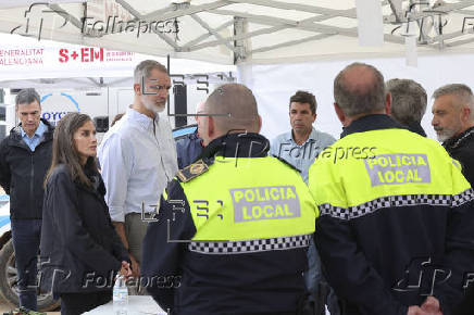 Los reyes llegan al puesto de mando de Valencia antes de visitar Paiporta y Chiva