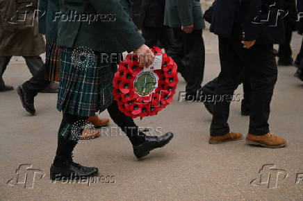 Remembrance Sunday ceremony in London