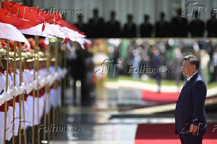 BRASILIA, O VISITA DO PRESIDENTE DA CHINA, XI JINPING, AO PRESIDENTE LULA