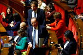 Questions to the government session at the National Assembly in Paris