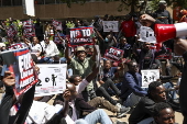 People protests against abductions in Kenya