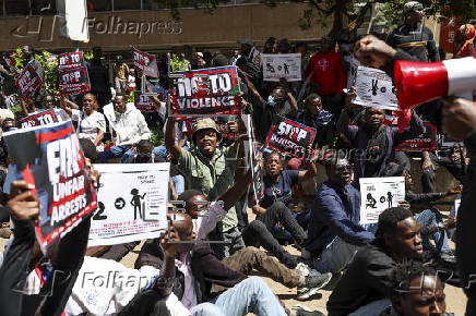 People protests against abductions in Kenya