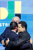 Lula durante encontro com prefeitos em Braslia