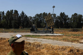 A view of an Iron Dome anti-missile battery, near Ashkelon