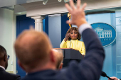 White House Press Secretary Karine Jean-Pierre holds a press briefing at the White House