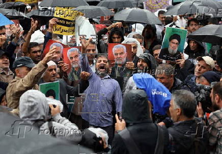 Anti-Israel protest in Tehran after death of Hezbollah leader Nasrallah