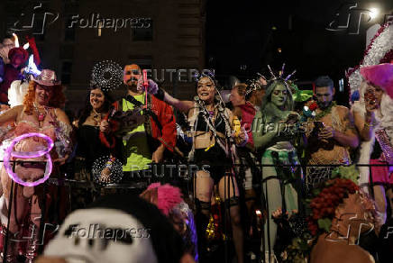 The annual NYC Halloween Parade in New York City