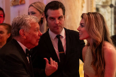 Matt Gaetz attends the America First Policy Institute (AFPI) gala at Mar-A-Lago in Palm Beach, Florida