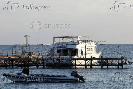 Marsa Alam off Egypt's Red Sea coast, one day after a tourist boat capsized in the area