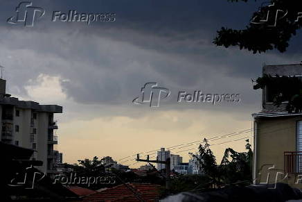 Alerta para temporal na cidade de So Paulo