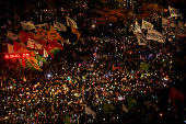 Protesters take part in a rally calling for the impeachment of South Korean President Yeol, in Seoul