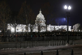 The casket of Jimmy Carter lies in state in Washington