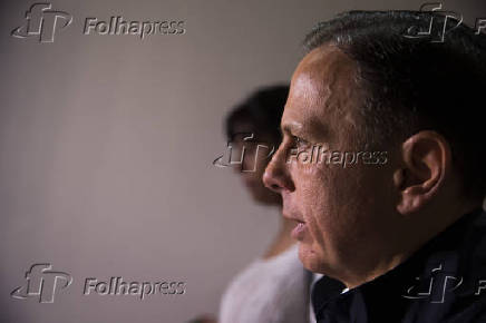 O candidato ao governo de So Paulo Joo Doria durante visita a hospital