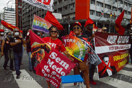 Folhapress Fotos Manifestantes Protestam Contra Bolsonaro