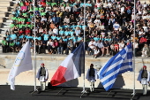 Handover ceremony of the Olympic Flame in Athens for the Paris 2024 Olympic Games