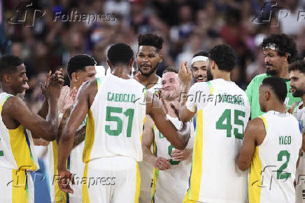 Quartas de final de basquete masculino entre o Brasil e os EUA