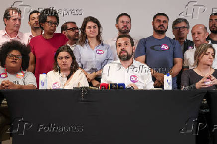 Coletiva de imprensa com Guilherme Boulos (PSOL) 