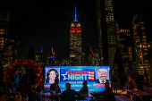 FILE PHOTO: The Wider Image - Behind the curtains: scenes from the US election