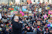 Rally 'Hand in Hand for democracy', in Berlin