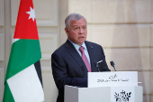FILE PHOTO: King of Jordan Abdullah II visits Paris
