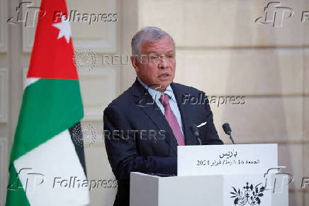 FILE PHOTO: King of Jordan Abdullah II visits Paris