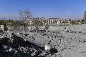 Damage following Israeli airstrikes near ancient ruins of Baalbek, Lebanon