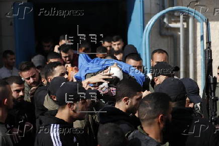 Funeral of Palestinians killed in Israeli operation in Jenin