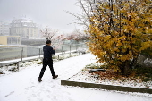 snowfall in Lausanne