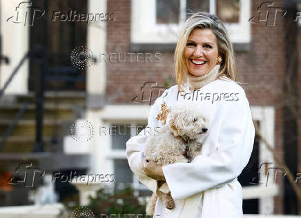 Dutch royals official photo session in Amsterdam