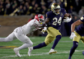 NCAA Football: CFP National Playoff First Round-Indiana at Notre Dame