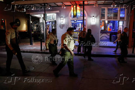 Aftermath of New Year's Day truck attack in New Orleans