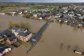 Storm Herminia hits western France